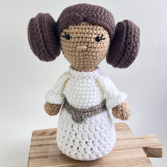 Hand Crafted Other - Princess Leia Crochet Doll Character Star Wars